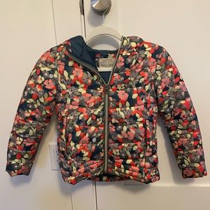 Zara Girls Flower Print Jacket